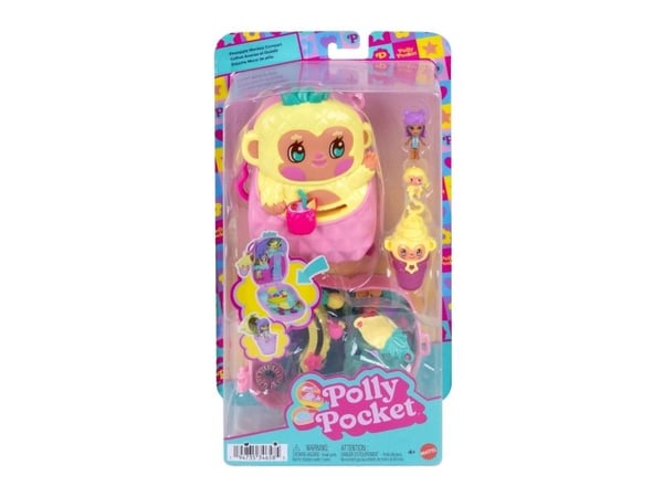 Polly Pocket Core Compact Pineapple Monkey Colada