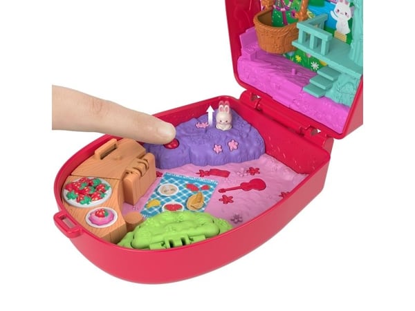 Polly Pocket Core Compact Strawberry Bunny Basket
