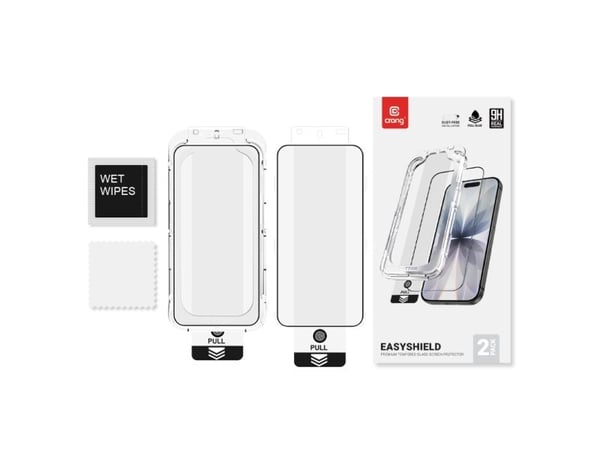 Crong CRGES2PIP1763P, Apple, iPhone 17 / iPhone 17 Pro / iPhone 16 Pro, 1 stykker