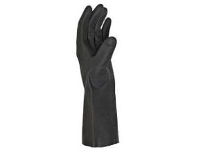 Handske Keep Safe Black Grip str L Latex/Neopren Sort,10 pk x 12 par/krt