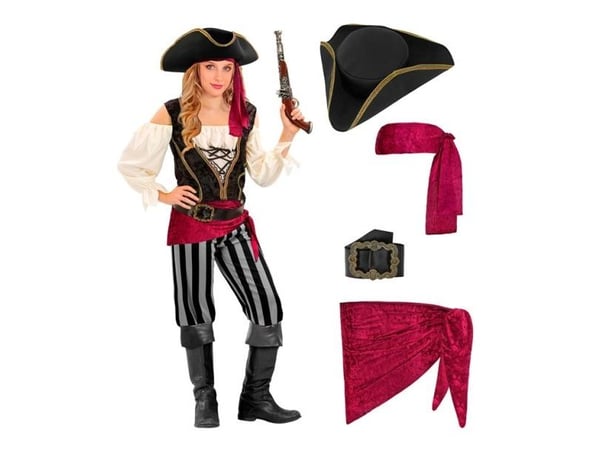 Piratkostym för flickor
