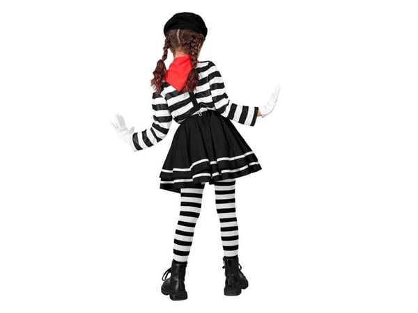 Mime-kostym för flickor