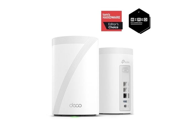TP-Link Deco BE68 Tri-Band Mesh System, 2 stk