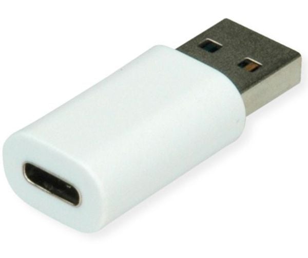 VALUE 11.99.8339, Portin lukitsin, USB A-tyyppi, Valkoinen, 1 kpl, 18 mm, 37 mm