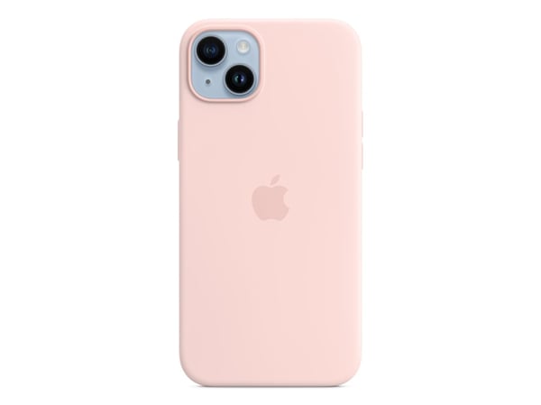Apple - Baksidedeksel for mobiltelefon - MagSafe-samsvar - silikon - krittrosa - for iPhone 14 Plus