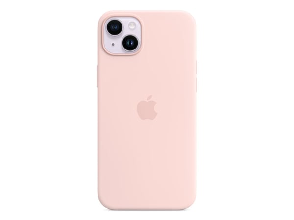 Apple - Baksidedeksel for mobiltelefon - MagSafe-samsvar - silikon - krittrosa - for iPhone 14 Plus
