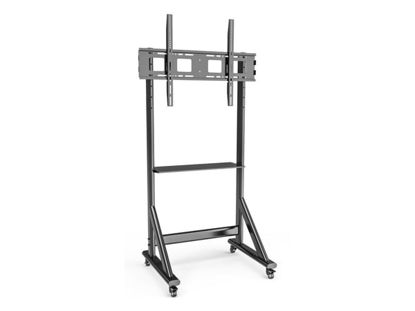 Mobilt TV-stativ 55-100" upp till 120 kg justerbar AV-hylla