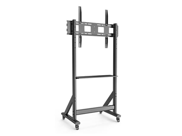 Mobilt TV-stativ 55-100" upp till 120 kg justerbar AV-hylla