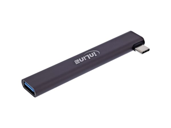 InLine Slim USB-C Hub 4-porttinen USB 3.0+ 3x 2.0 ohut muotoilu (33203N)