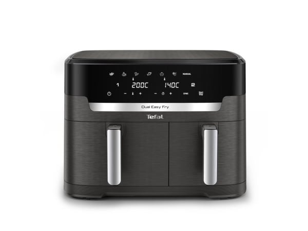 Tefal Dual Easy Fry EY942HE0 - Dobbel luftfrityr - 11 liter