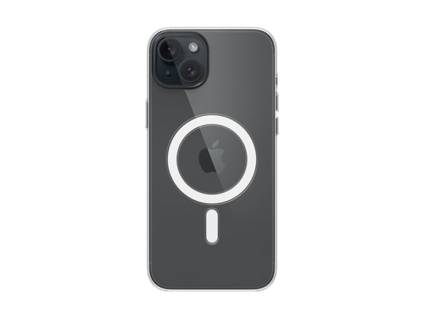 Apple iPhone 15 Plussan kirkas kuori MagSafella, Suojus, Apple, iPhone 15 Plus, 17 cm (6.7"), Läpinäkyvä