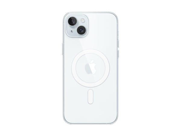 Apple iPhone 15 Plussan kirkas kuori MagSafella, Suojus, Apple, iPhone 15 Plus, 17 cm (6.7"), Läpinäkyvä