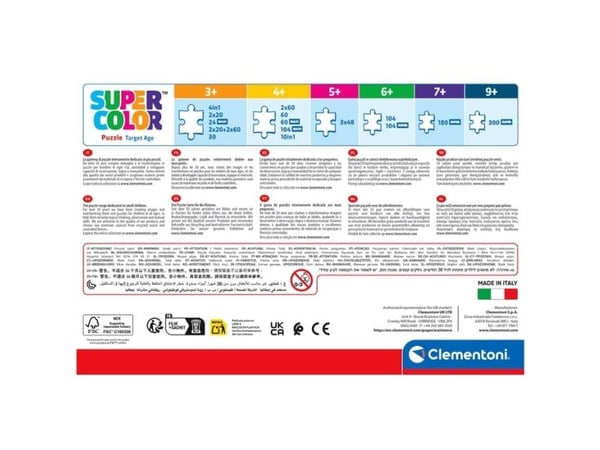 Clementoni Supercolor 25058, 104 stykker, Tegneserier, 6 år