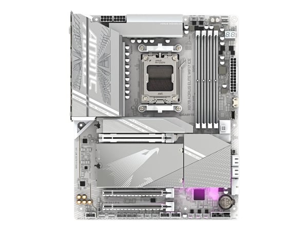 GIGABYTE X870 A ELITE WF7 ICE, AMD, Sokkel AM5, AMD Ryzen™ 7, Sokkel AM5, 256 GB, DDR5-SDRAM