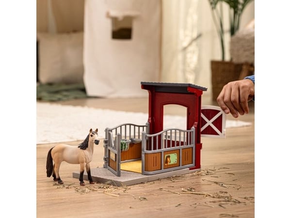 schleich FARM WORLD 42724, Dyr, Buildings, Farm animals / farm toys, Horse Stable, Horses, 3 år, Flerfarget