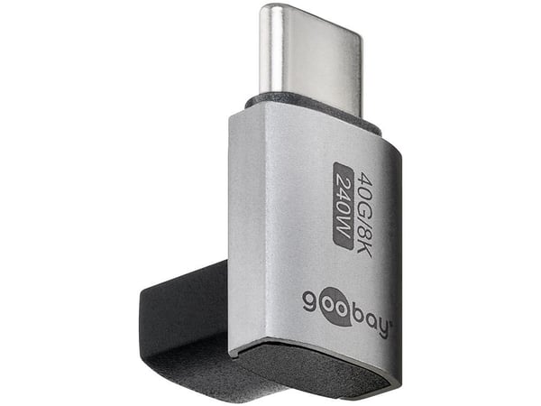 Goobay 74444, USB-C, USB-C, Sølv