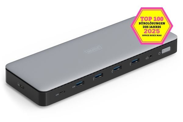 DIGITUS - Dockingstasjon - 3 x HDMI - 135 Watt