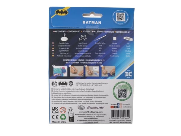 Batman, Crystal Art Bag Charms