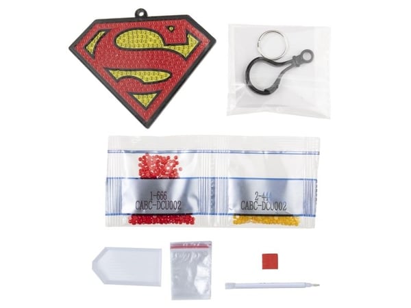 Superman Crystal Art bag charms