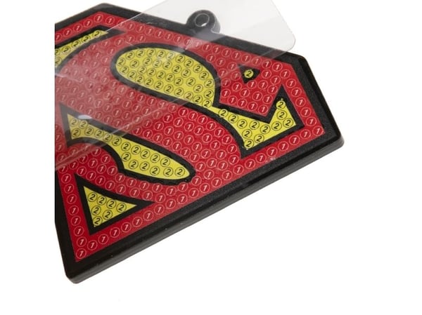 Superman Crystal Art bag charms