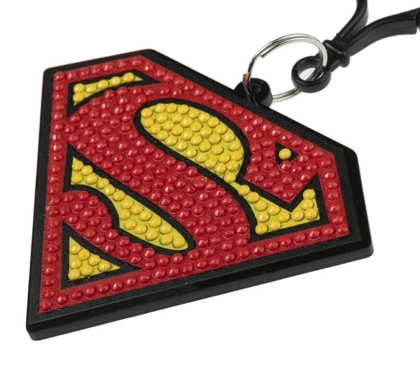 Superman Crystal Art bag charms