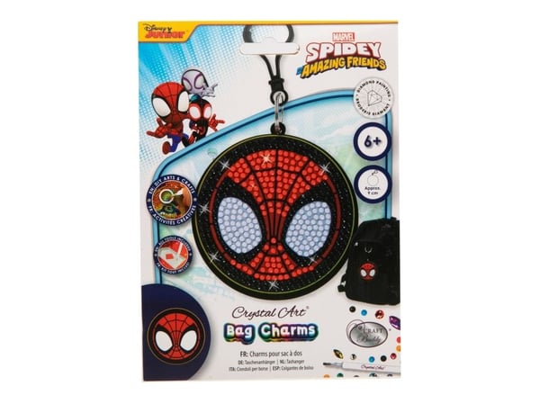 Spider-Man Crystal Art väskcharm