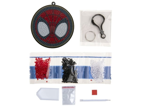 Spider-Man Crystal Art väskcharm