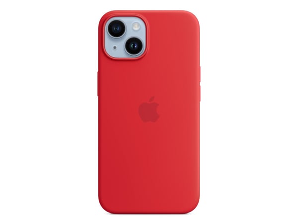 Apple - (PRODUCT) RED - baksidedeksel for mobiltelefon - MagSafe-samsvar - silikon - rød - for iPhone 14