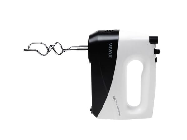 Vivax HM-550WB, Käsisekoitin, musta, Valkoinen, Sekoitus, Whisking, Painikkeet, Muovi, 550 W