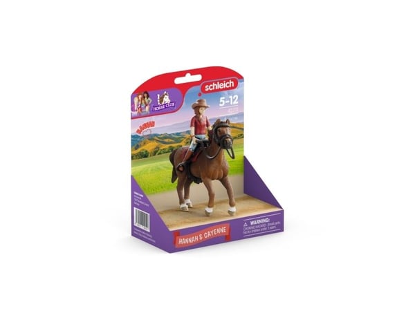 SCHLEICH HORSE CLUB Hannah &amp; Cayenne