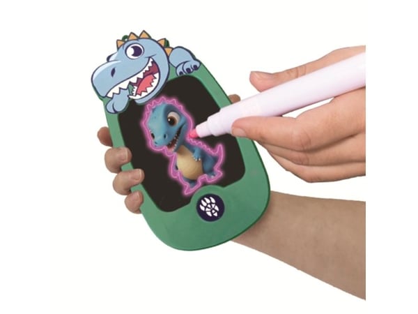 Mini Dino ritplatta med ljus