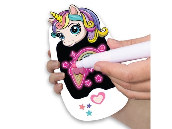 Mini Unicorn ritplatta med ljus