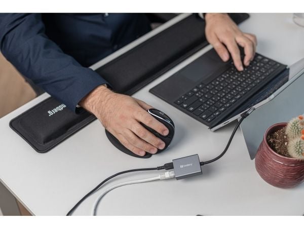 Sandberg - Nettverksadapter - USB-C - Gigabit Ethernet