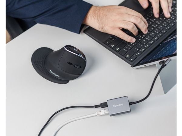 Sandberg - Nettverksadapter - USB-C - Gigabit Ethernet