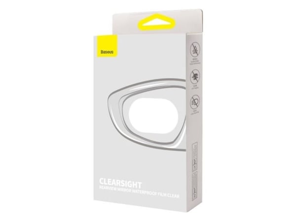 Baseus ClearSight, Speildeksel, Sidespeil, Gjennomsiktig, Selvklebende