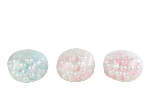 Crakle Glamour Beads Ball 9,5cm 4 asst. CDU