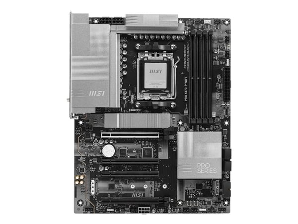 MSI PRO X870-P WIFI - Hovedkort - ATX - Socket AM5 - AMD X870 Chipset - Wi-Fi 7, 5 Gigabit Ethernet, Bluetooth - innbygd grafikk (CPU kreves) - HD-...