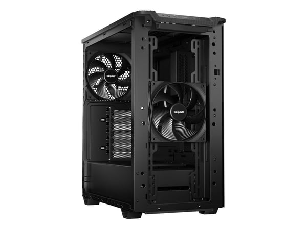 be quiet! Pure Base 501 - Midi-tårn - ATX - ingen strømforsyning (ATX / PS/2) - svart - USB/lyd