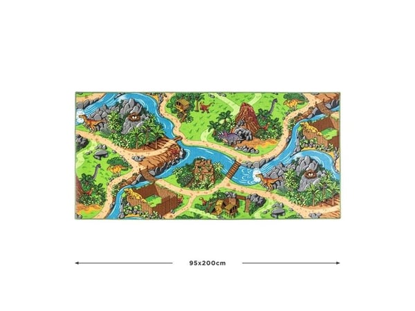 Bil Legetæppe ''Dino World'' 95 x 200 cm
