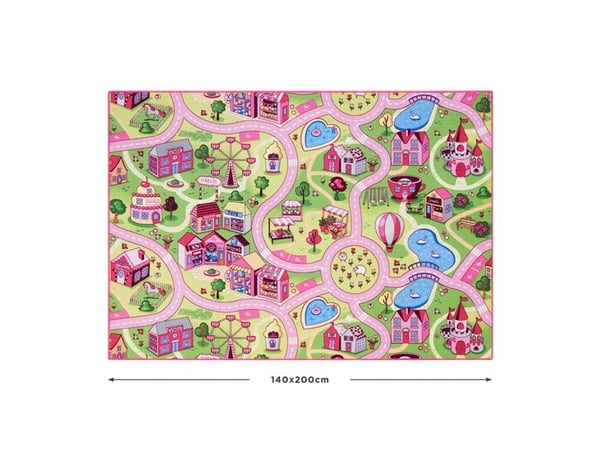 Lekematte - Pink Tivoli - 140 x 200 cm