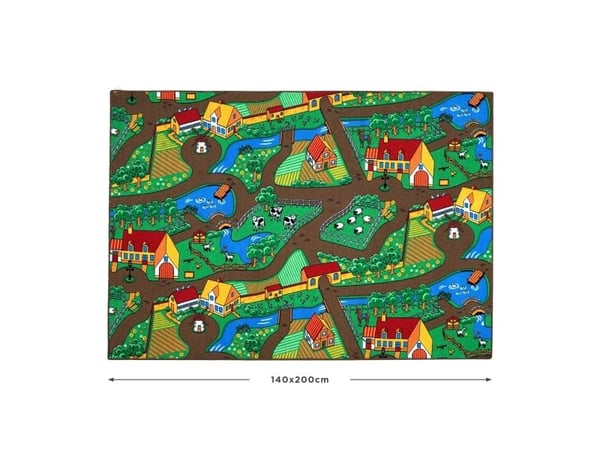 Leikkimatto - Maalaistalo - 140 x 200 cm