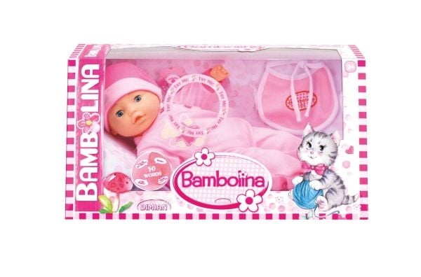 Bambolina Baby Doll med 50 danske ord