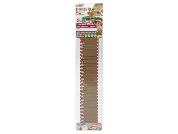 Rea- eller skrapkalender med nedräkning