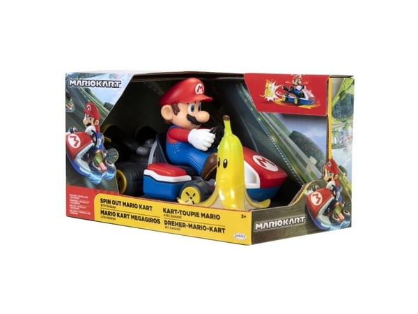 Jakks Pacific Nintendo 6,5 cm Spin Out Mario Kart - Mario (408744)