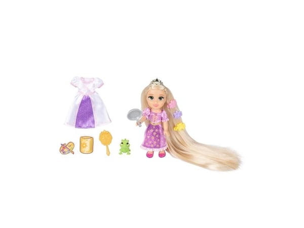 Disney Princess docka 15 cm – Rapunzel med längst hår (233794)