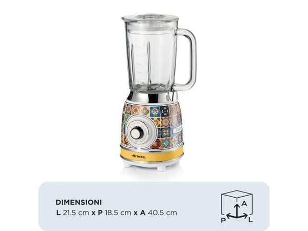 Ariete Positano 0583/0P - Mikser - 1.5 liter - 1 kW
