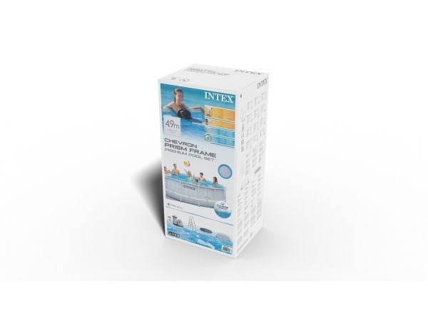 Chevron Prism Frame Premium poolset 4,88x1,22 m