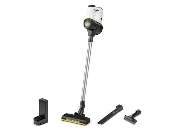 Kärcher Odkurzacz VC 6 Cordless ourFamily Duo, Støvsuger med stang, Uten pose, Hvit, 0,8 l, Metall, Tørr