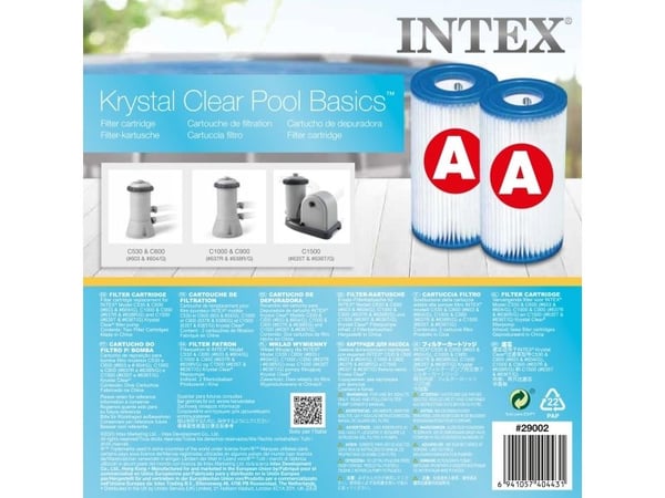 Intex filter (29002) Cartridge A 2-pack