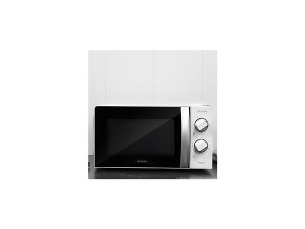 Cecotec ProClean 2010, Benkeplate, Solo mikrobølge ovn, 20 l, 700 W, Rotasjon, Hvit